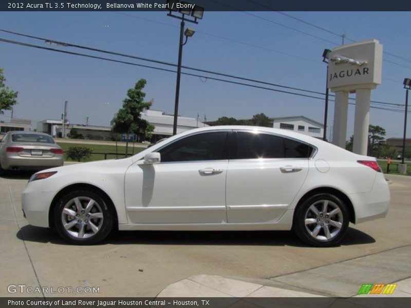 Bellanova White Pearl / Ebony 2012 Acura TL 3.5 Technology