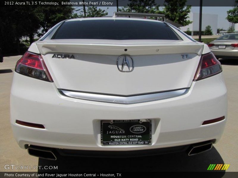 Bellanova White Pearl / Ebony 2012 Acura TL 3.5 Technology
