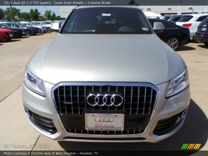 Cuvee Silver Metallic / Chestnut Brown 2014 Audi Q5 2.0 TFSI quattro