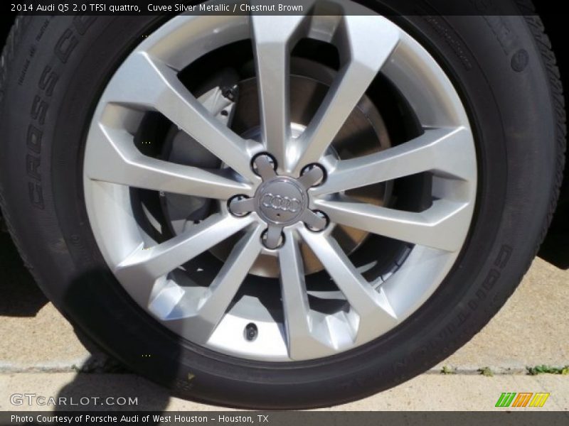 Cuvee Silver Metallic / Chestnut Brown 2014 Audi Q5 2.0 TFSI quattro