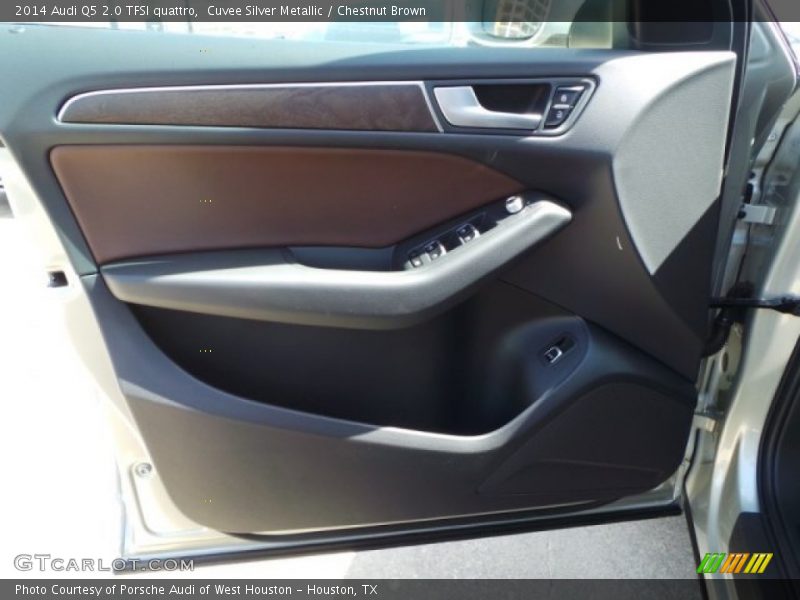 Cuvee Silver Metallic / Chestnut Brown 2014 Audi Q5 2.0 TFSI quattro
