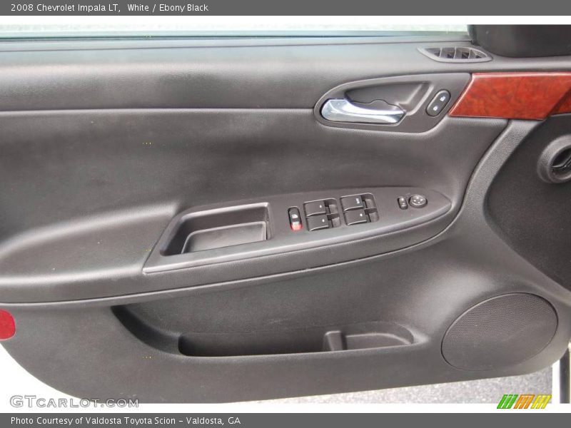 White / Ebony Black 2008 Chevrolet Impala LT
