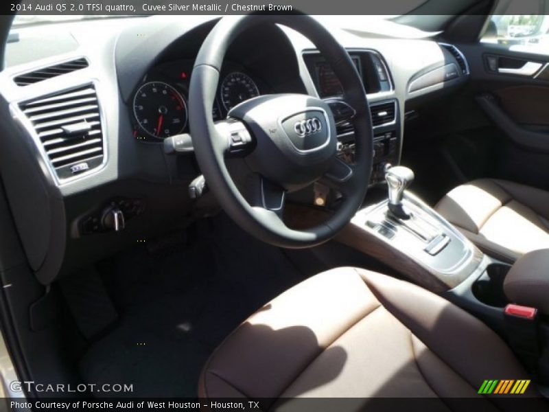 Cuvee Silver Metallic / Chestnut Brown 2014 Audi Q5 2.0 TFSI quattro