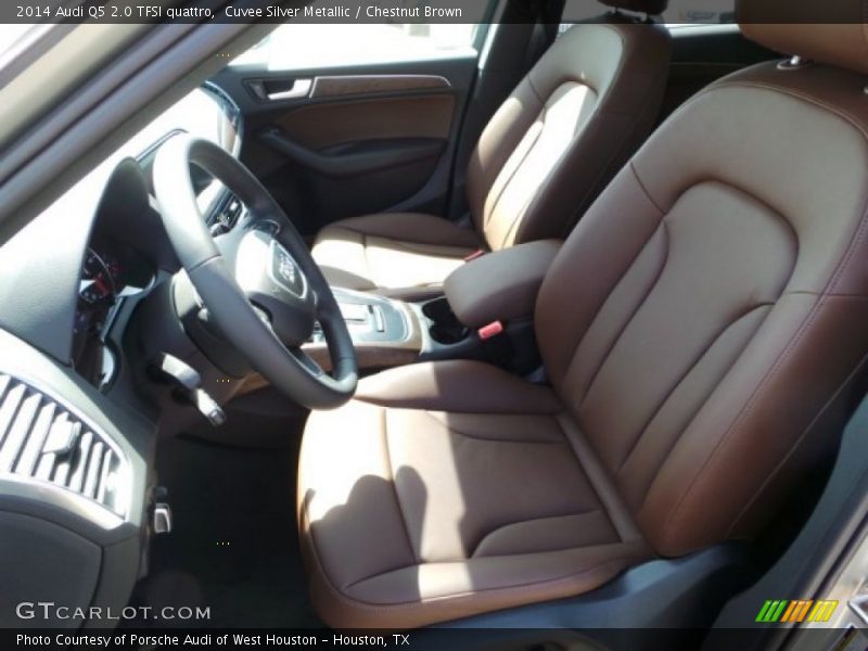Cuvee Silver Metallic / Chestnut Brown 2014 Audi Q5 2.0 TFSI quattro
