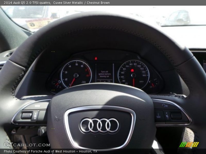 Cuvee Silver Metallic / Chestnut Brown 2014 Audi Q5 2.0 TFSI quattro