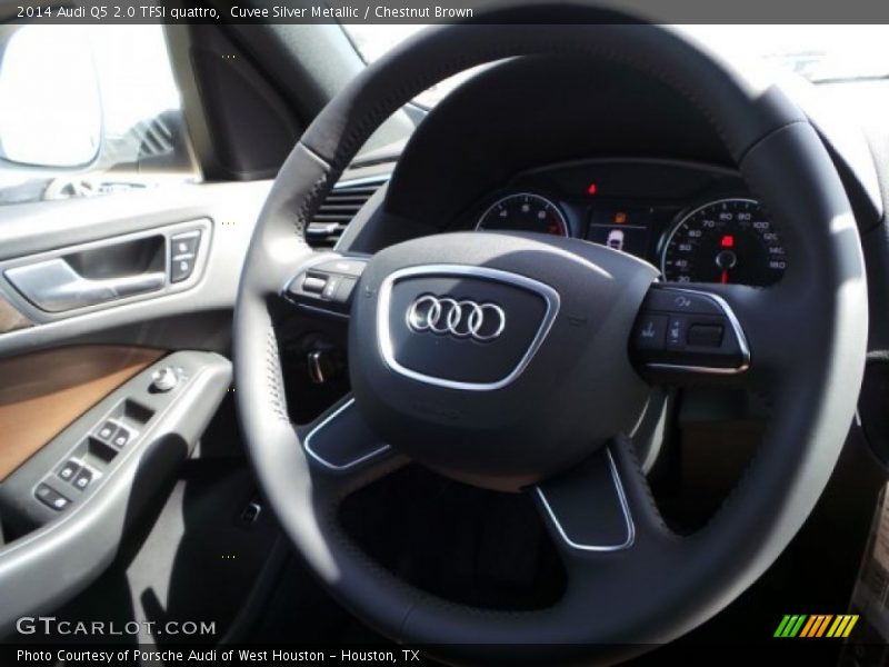 Cuvee Silver Metallic / Chestnut Brown 2014 Audi Q5 2.0 TFSI quattro