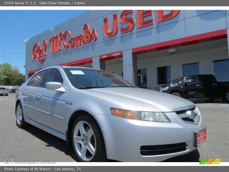 Satin Silver Metallic / Camel 2004 Acura TL 3.2
