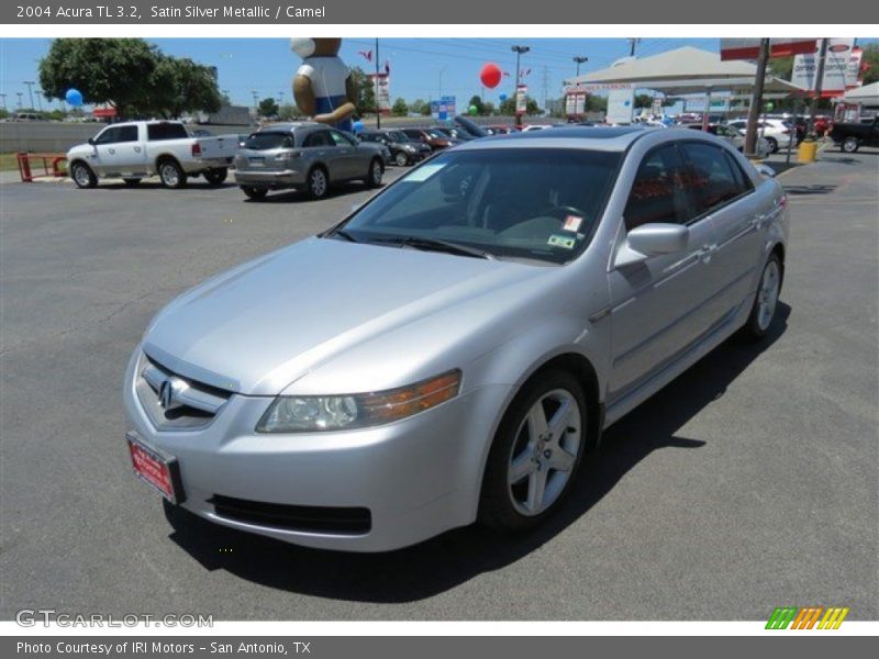 Satin Silver Metallic / Camel 2004 Acura TL 3.2