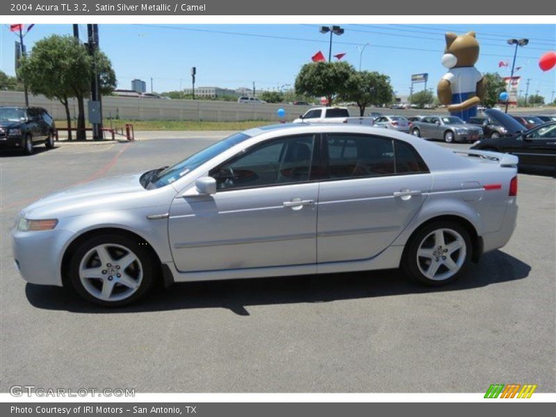 Satin Silver Metallic / Camel 2004 Acura TL 3.2