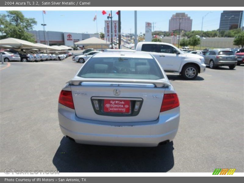 Satin Silver Metallic / Camel 2004 Acura TL 3.2