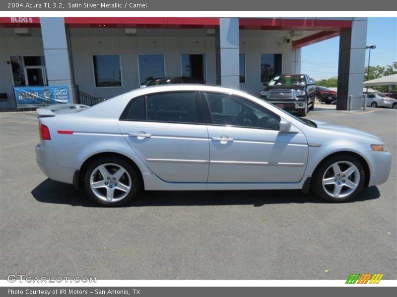 Satin Silver Metallic / Camel 2004 Acura TL 3.2