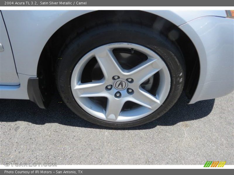 Satin Silver Metallic / Camel 2004 Acura TL 3.2