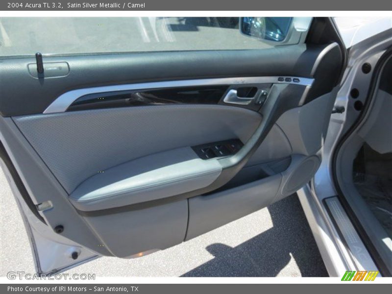Satin Silver Metallic / Camel 2004 Acura TL 3.2