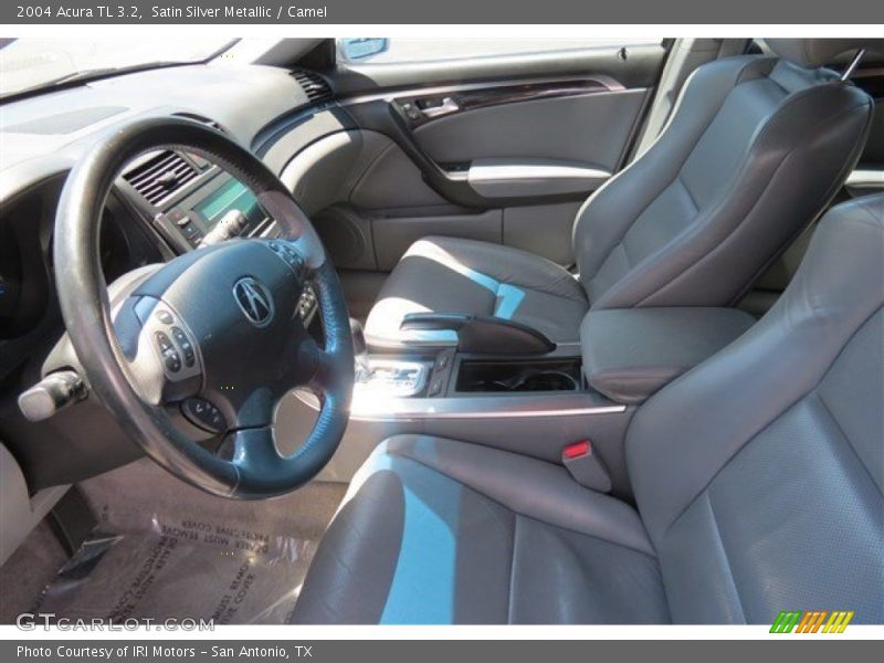 Satin Silver Metallic / Camel 2004 Acura TL 3.2