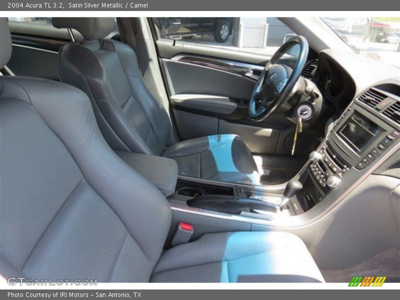 Satin Silver Metallic / Camel 2004 Acura TL 3.2