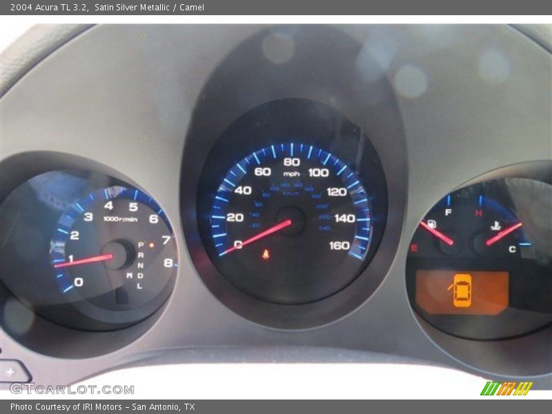 Satin Silver Metallic / Camel 2004 Acura TL 3.2
