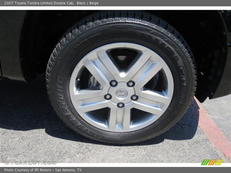 Black / Beige 2007 Toyota Tundra Limited Double Cab