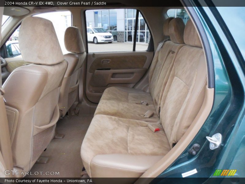 Clover Green Pearl / Saddle 2004 Honda CR-V EX 4WD