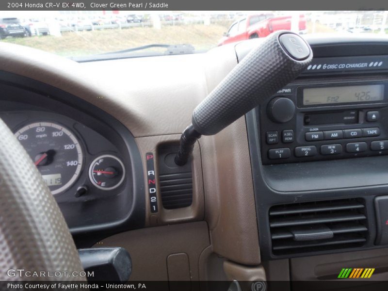 Clover Green Pearl / Saddle 2004 Honda CR-V EX 4WD