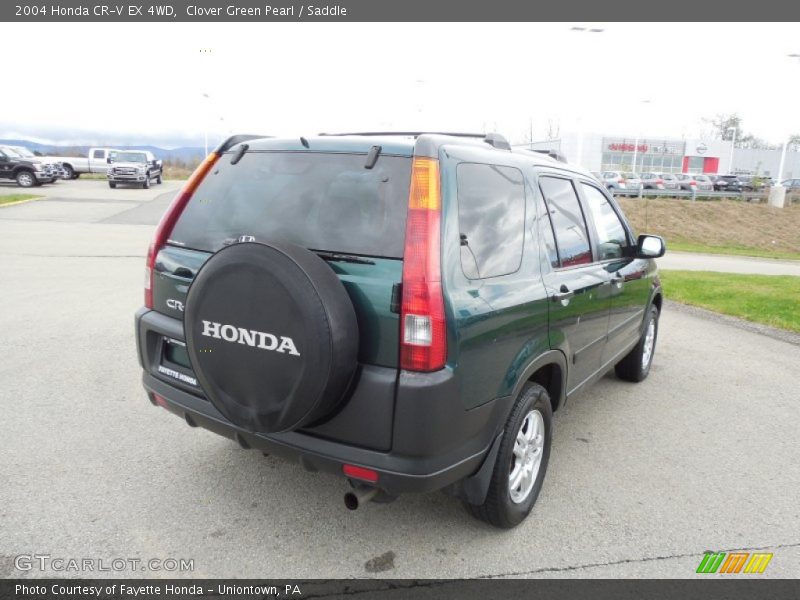 Clover Green Pearl / Saddle 2004 Honda CR-V EX 4WD