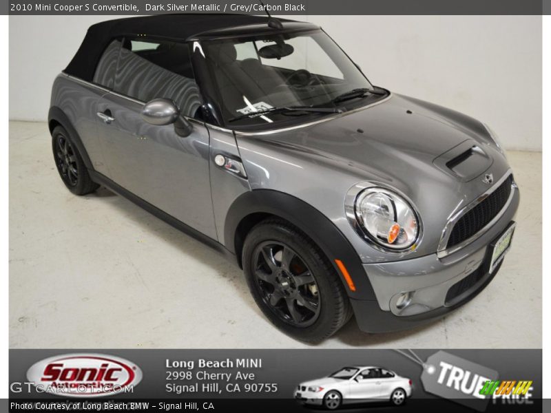 Dark Silver Metallic / Grey/Carbon Black 2010 Mini Cooper S Convertible