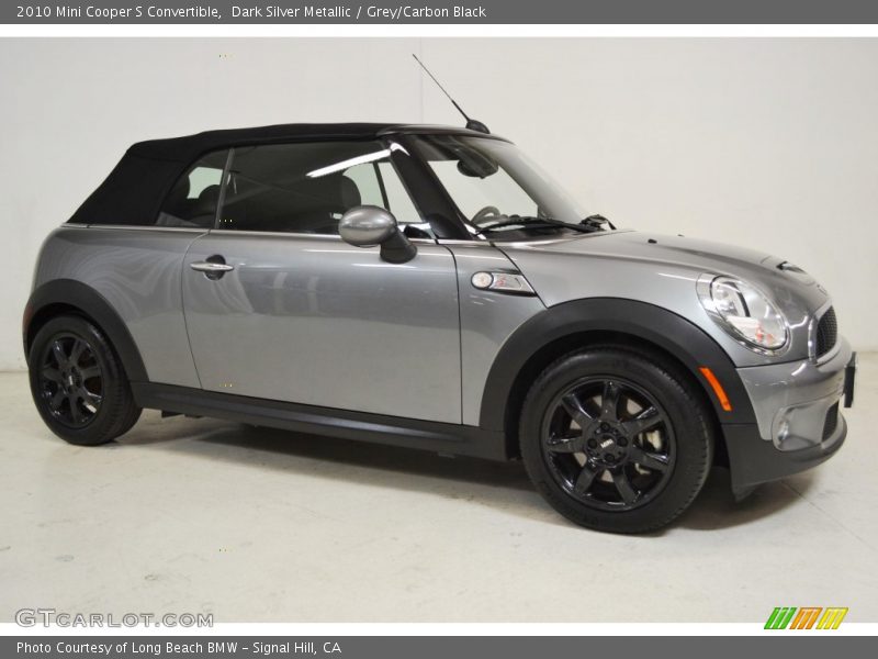 Dark Silver Metallic / Grey/Carbon Black 2010 Mini Cooper S Convertible