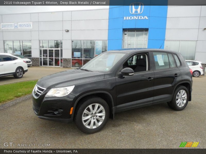 Deep Black Metallic / Charcoal 2010 Volkswagen Tiguan S 4Motion