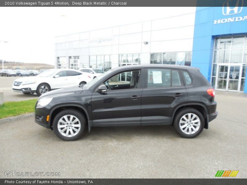 Deep Black Metallic / Charcoal 2010 Volkswagen Tiguan S 4Motion