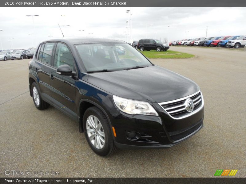 Deep Black Metallic / Charcoal 2010 Volkswagen Tiguan S 4Motion