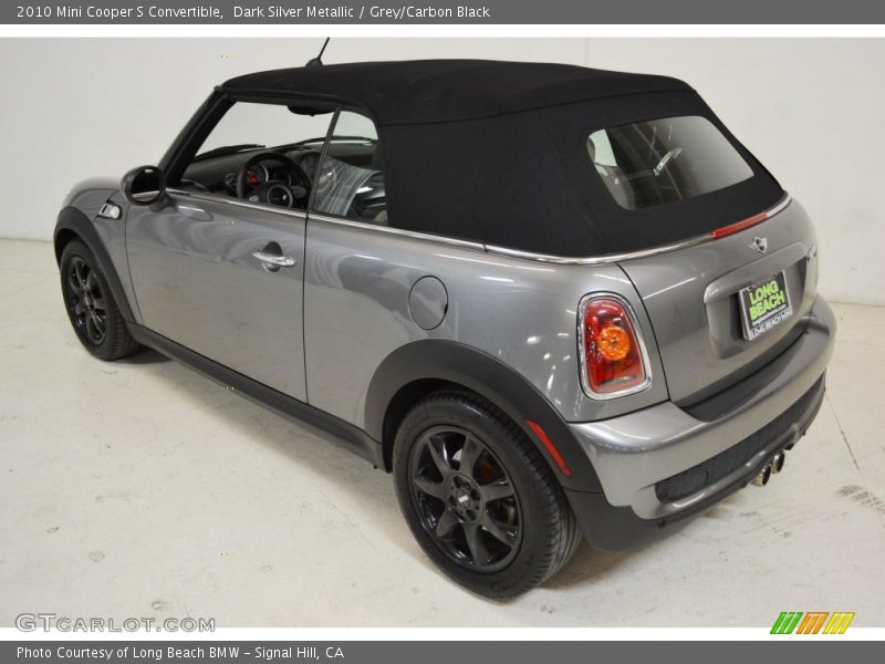Dark Silver Metallic / Grey/Carbon Black 2010 Mini Cooper S Convertible