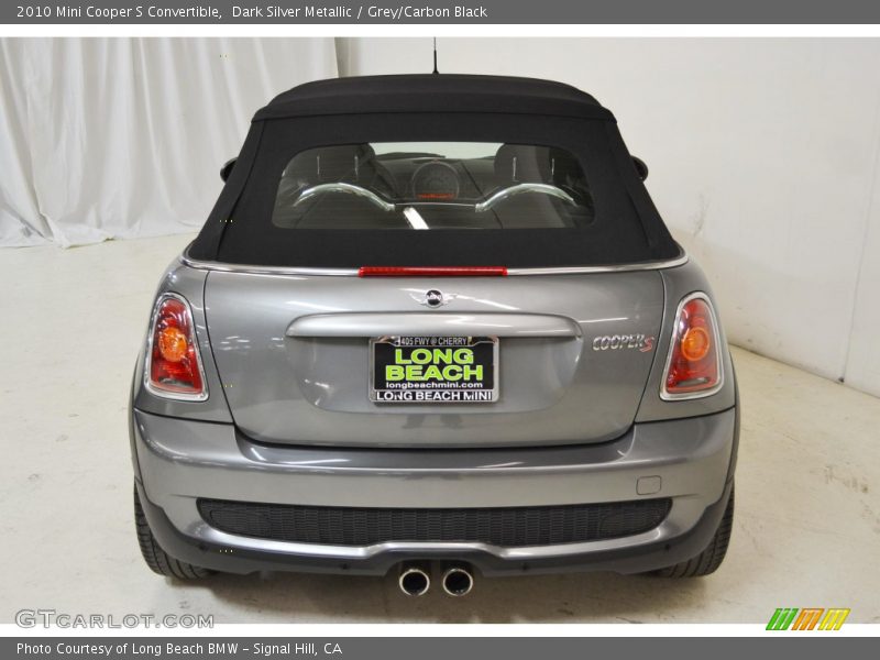 Dark Silver Metallic / Grey/Carbon Black 2010 Mini Cooper S Convertible