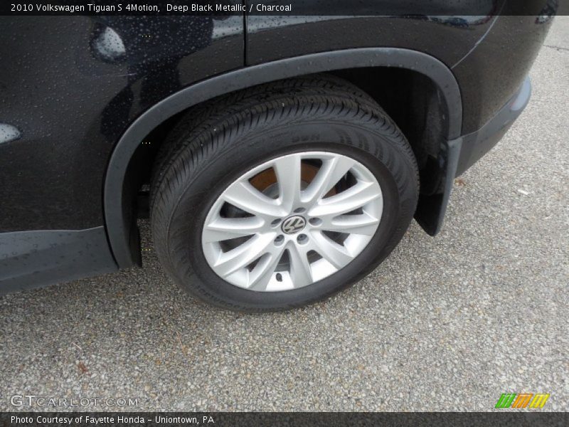 Deep Black Metallic / Charcoal 2010 Volkswagen Tiguan S 4Motion