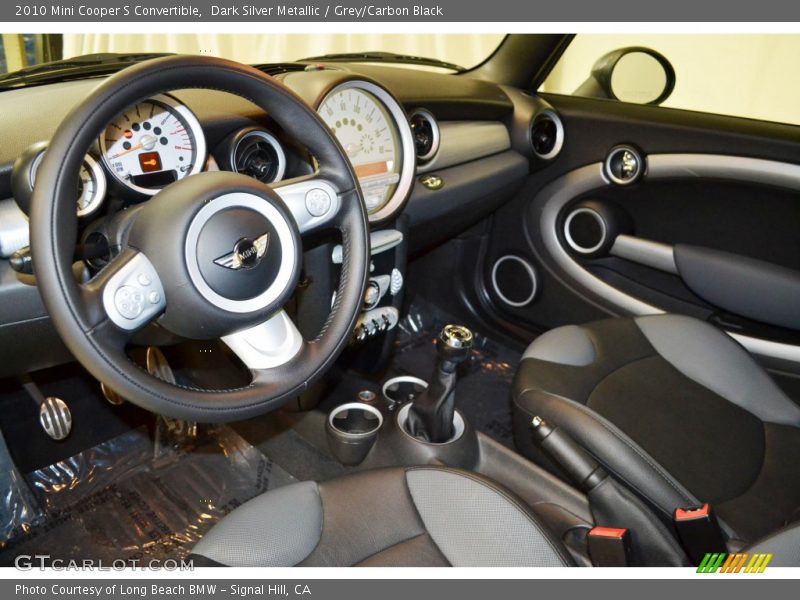 Dark Silver Metallic / Grey/Carbon Black 2010 Mini Cooper S Convertible