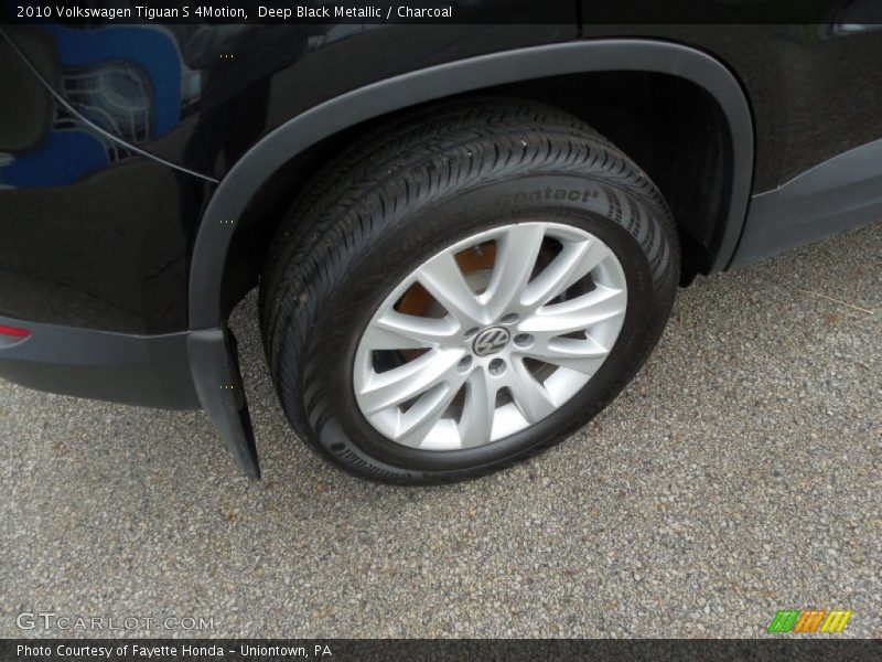 Deep Black Metallic / Charcoal 2010 Volkswagen Tiguan S 4Motion