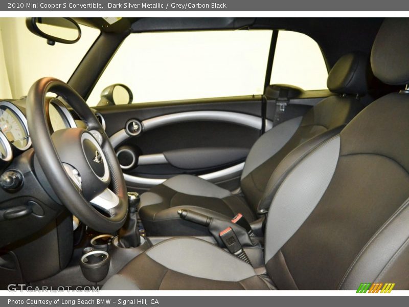 Dark Silver Metallic / Grey/Carbon Black 2010 Mini Cooper S Convertible