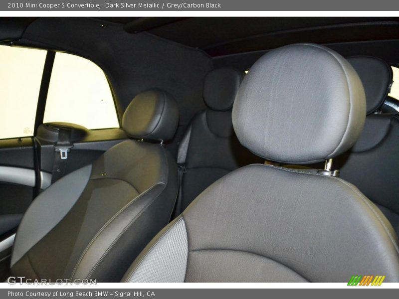 Dark Silver Metallic / Grey/Carbon Black 2010 Mini Cooper S Convertible