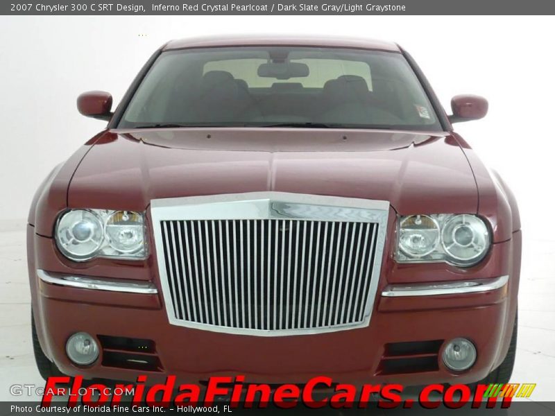 Inferno Red Crystal Pearlcoat / Dark Slate Gray/Light Graystone 2007 Chrysler 300 C SRT Design