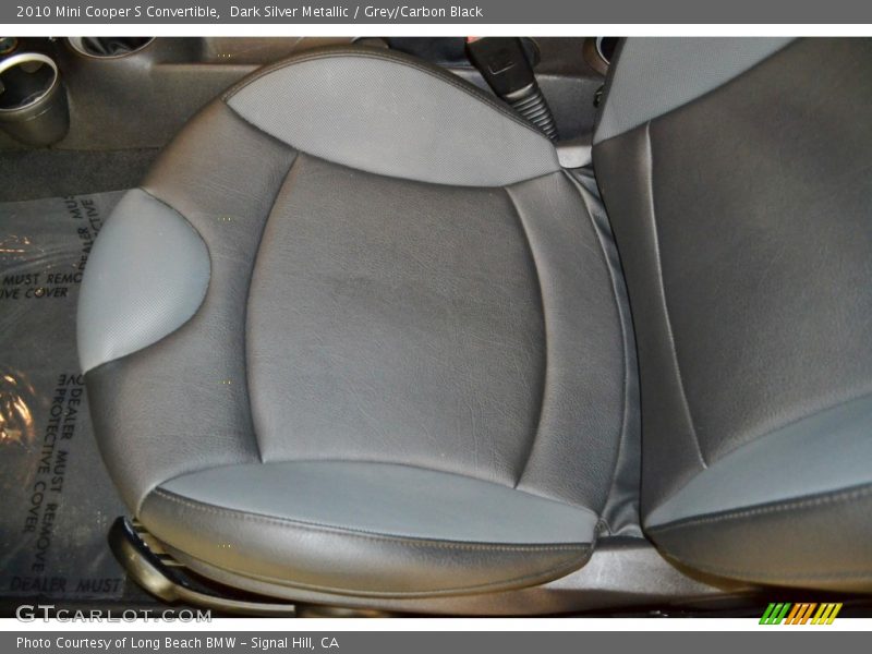 Dark Silver Metallic / Grey/Carbon Black 2010 Mini Cooper S Convertible