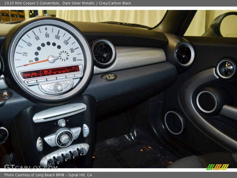 Dark Silver Metallic / Grey/Carbon Black 2010 Mini Cooper S Convertible