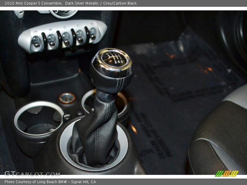 Dark Silver Metallic / Grey/Carbon Black 2010 Mini Cooper S Convertible