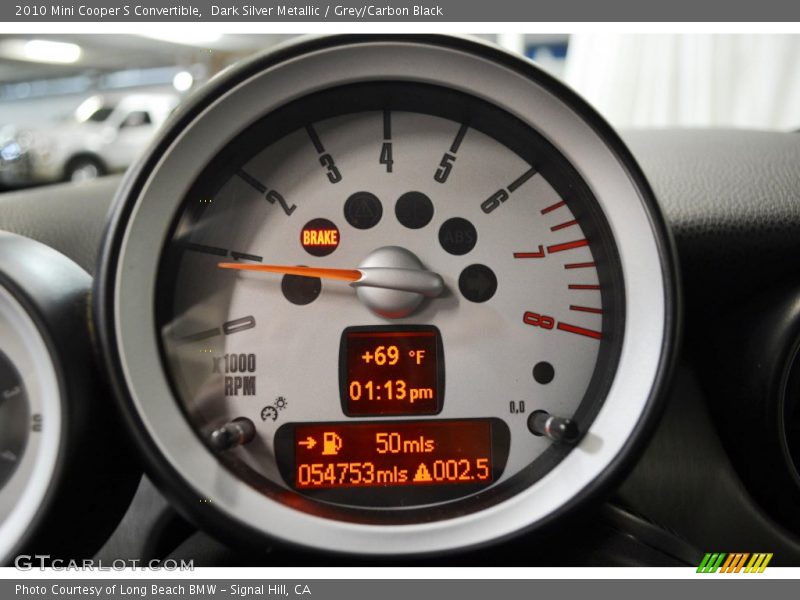 Dark Silver Metallic / Grey/Carbon Black 2010 Mini Cooper S Convertible