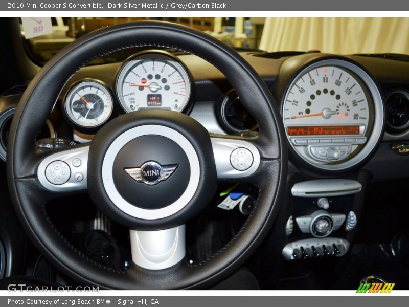 Dark Silver Metallic / Grey/Carbon Black 2010 Mini Cooper S Convertible
