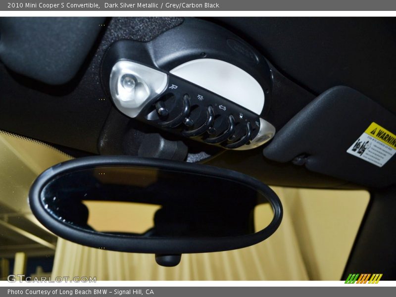 Dark Silver Metallic / Grey/Carbon Black 2010 Mini Cooper S Convertible