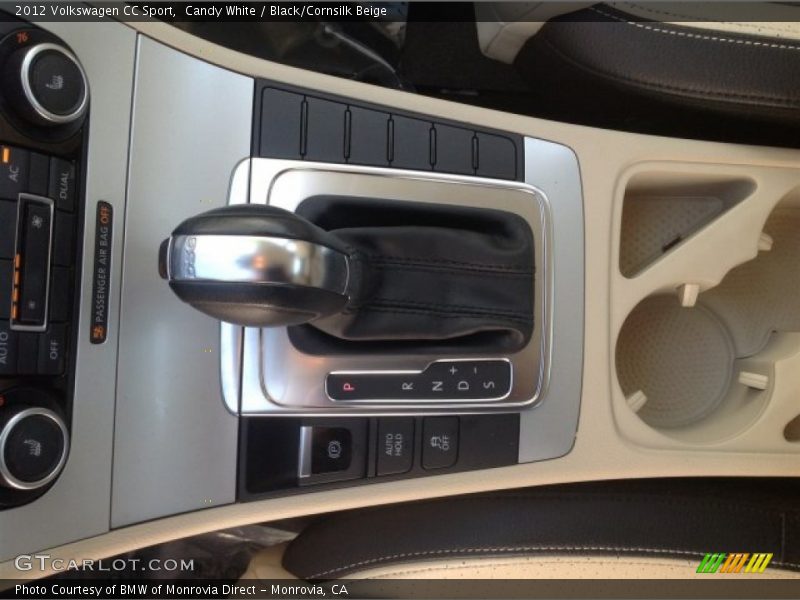 Candy White / Black/Cornsilk Beige 2012 Volkswagen CC Sport