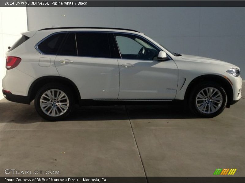 Alpine White / Black 2014 BMW X5 sDrive35i