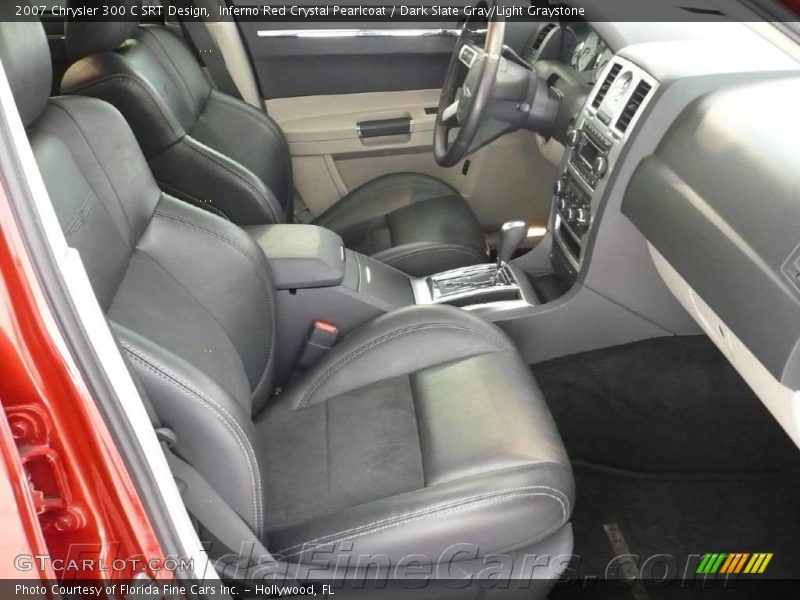 Inferno Red Crystal Pearlcoat / Dark Slate Gray/Light Graystone 2007 Chrysler 300 C SRT Design