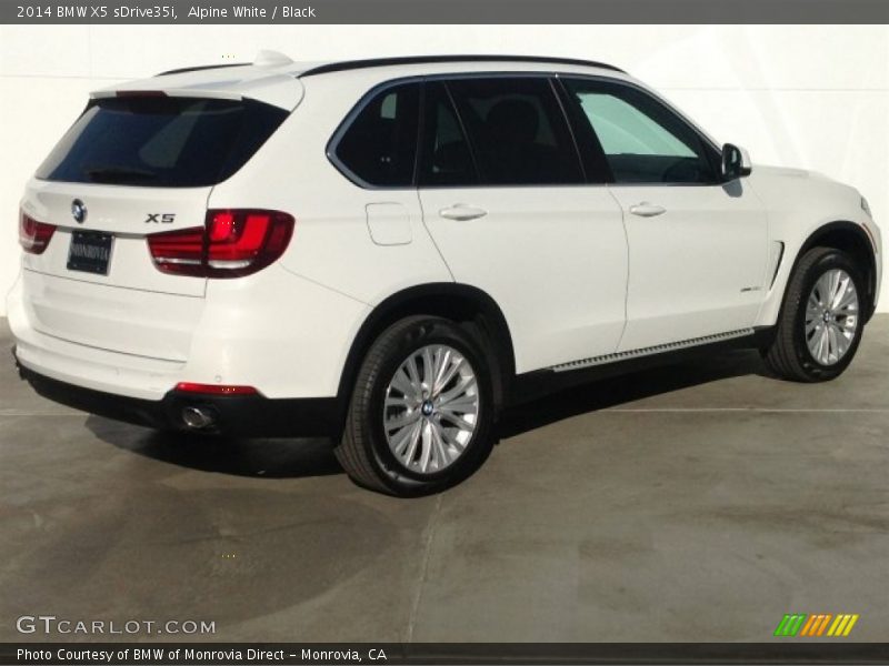 Alpine White / Black 2014 BMW X5 sDrive35i