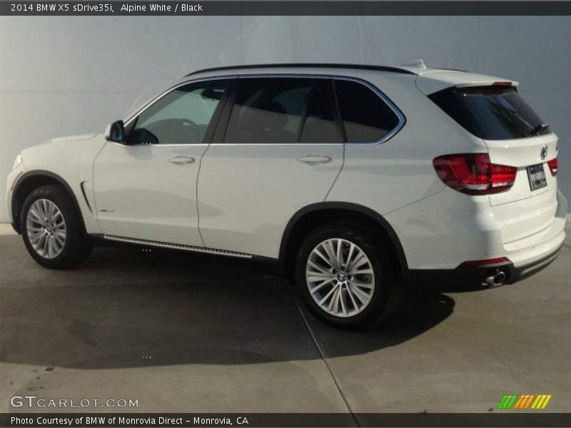 Alpine White / Black 2014 BMW X5 sDrive35i