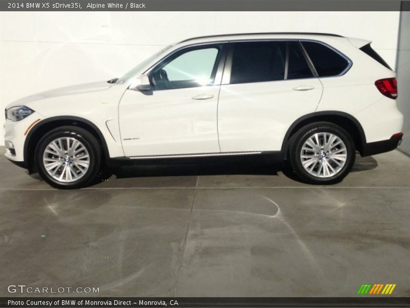 Alpine White / Black 2014 BMW X5 sDrive35i