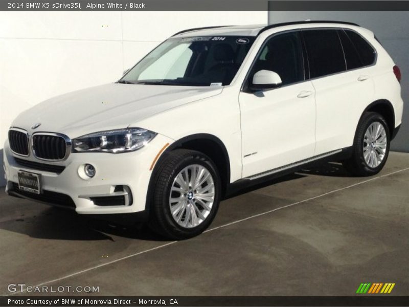 Alpine White / Black 2014 BMW X5 sDrive35i
